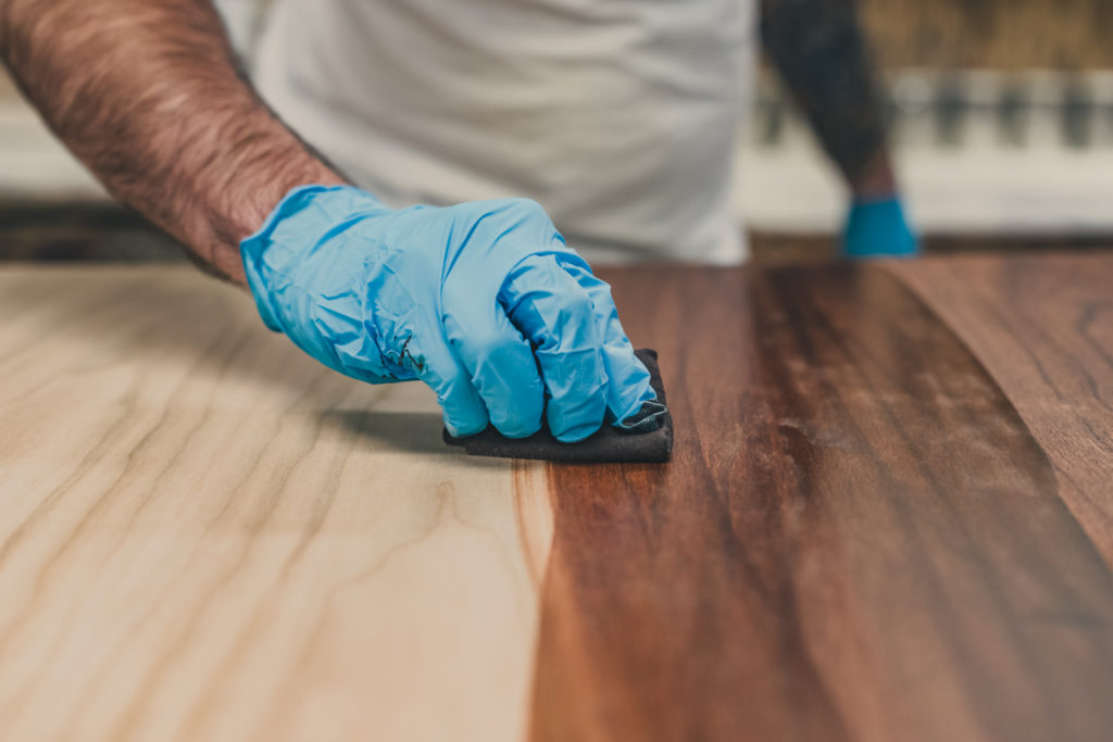 Staining Cabinets